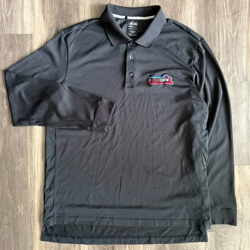 Adidas NBA All Star Game Polo Shirt Men's Size L Los Angeles 2011 Crew RARE